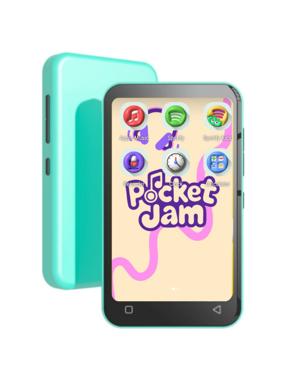 Pocket Jam - Kids Music Streaming Device -Turquoise
